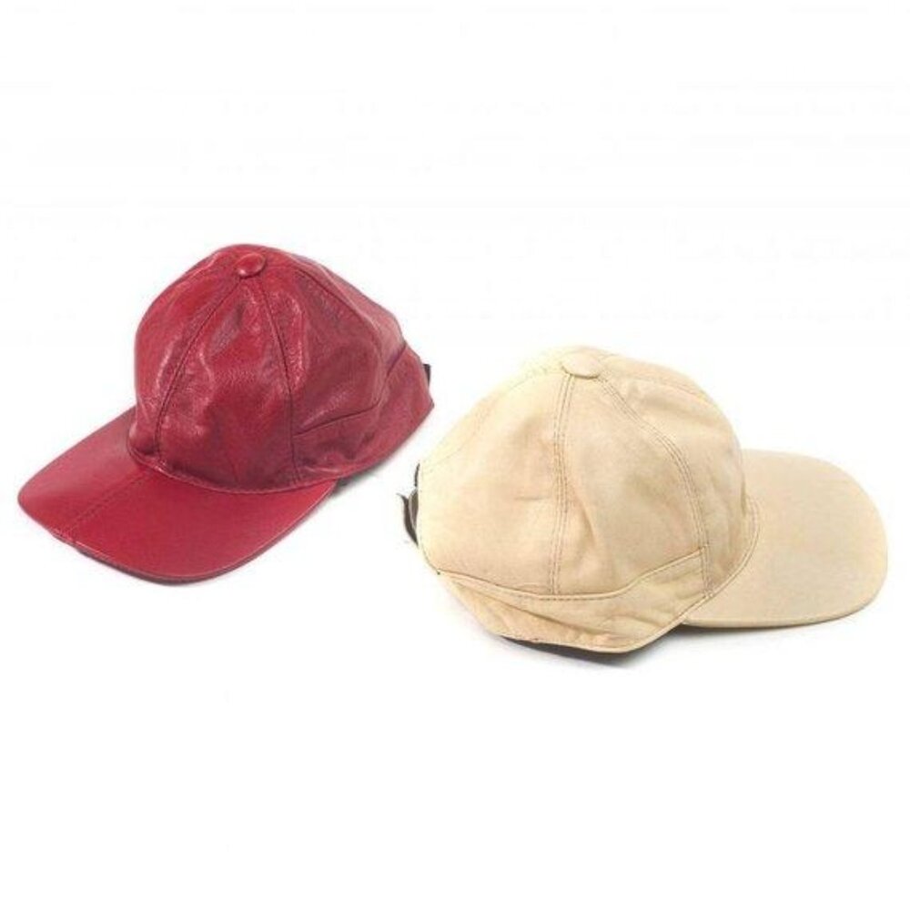 Juliette Lambskin Leather Women’s Baseball Cap